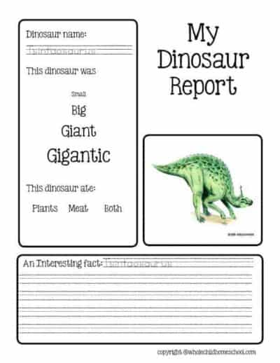 A Dinosaurs & Dragons Family Unit Study Curriculum Bundle