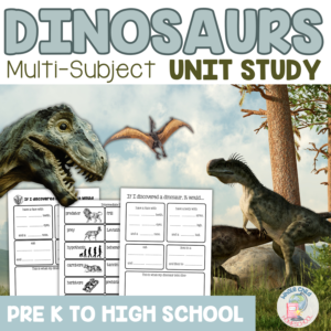 Dinosaurs & Dragons Unit Study Curriculum Bundle