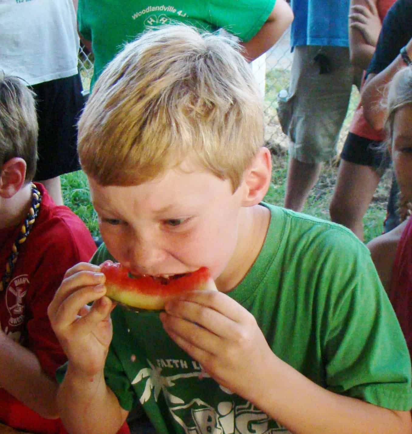 summer bucket list watermelon eating contest