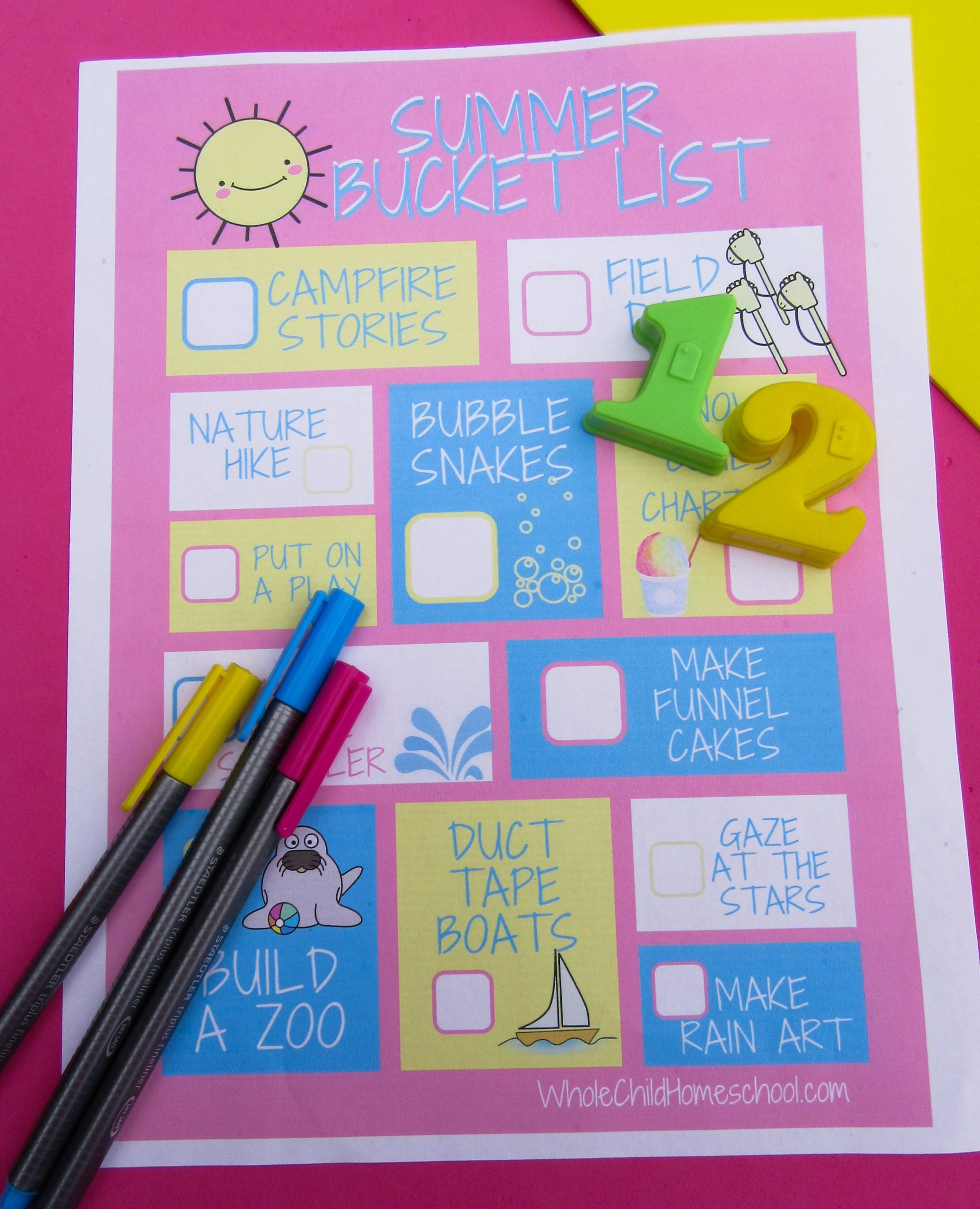 Stay at Home Style Summer Bucket List