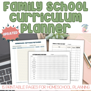 family school curriculum planner