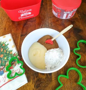 Fluffy Gingerbread Man Playdough