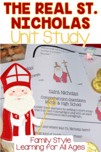 The real st. nicholas christmas unit study for history