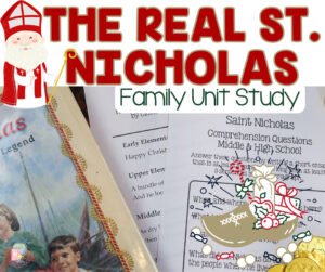 the real st nicholas unit study for christmas school