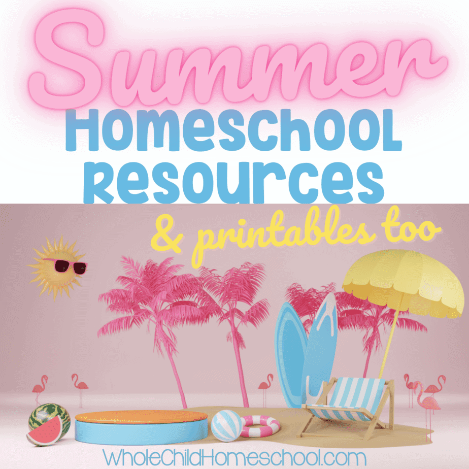 summer homeschooling resources preschool to high school