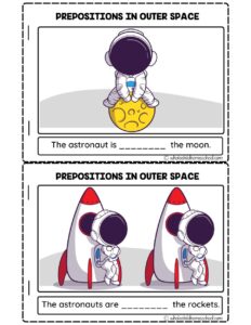 Astronauts basic concepts for preschool and early elementary