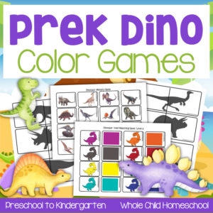 preschool dinosaur games