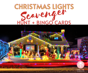 christmas lights scavenger hunt