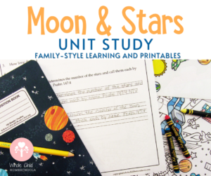 moon and stars unit study for upper elementary
