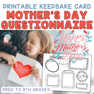 mother's day printable card free