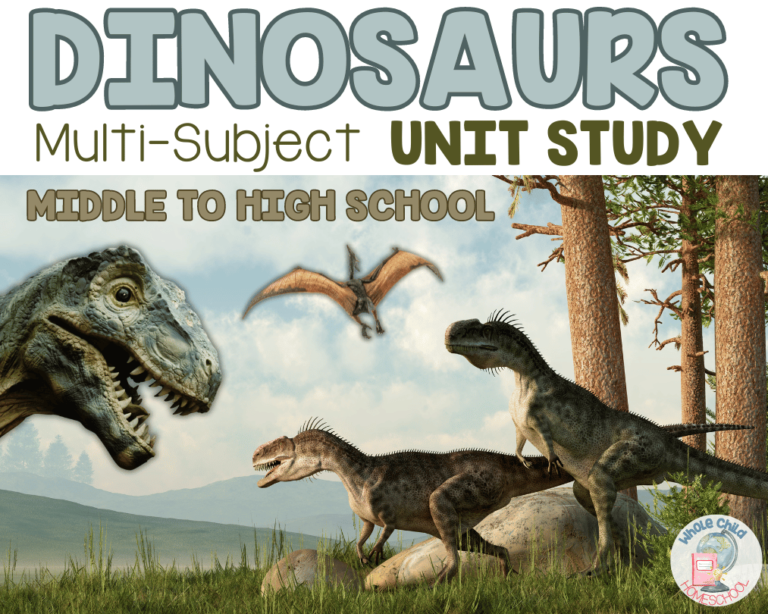 Dragons & Dinosaurs Unit Study for Middle & High School Students