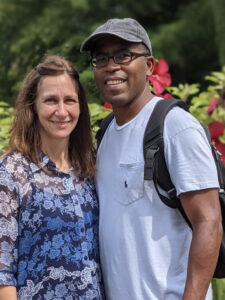 Debra Miner and her husband