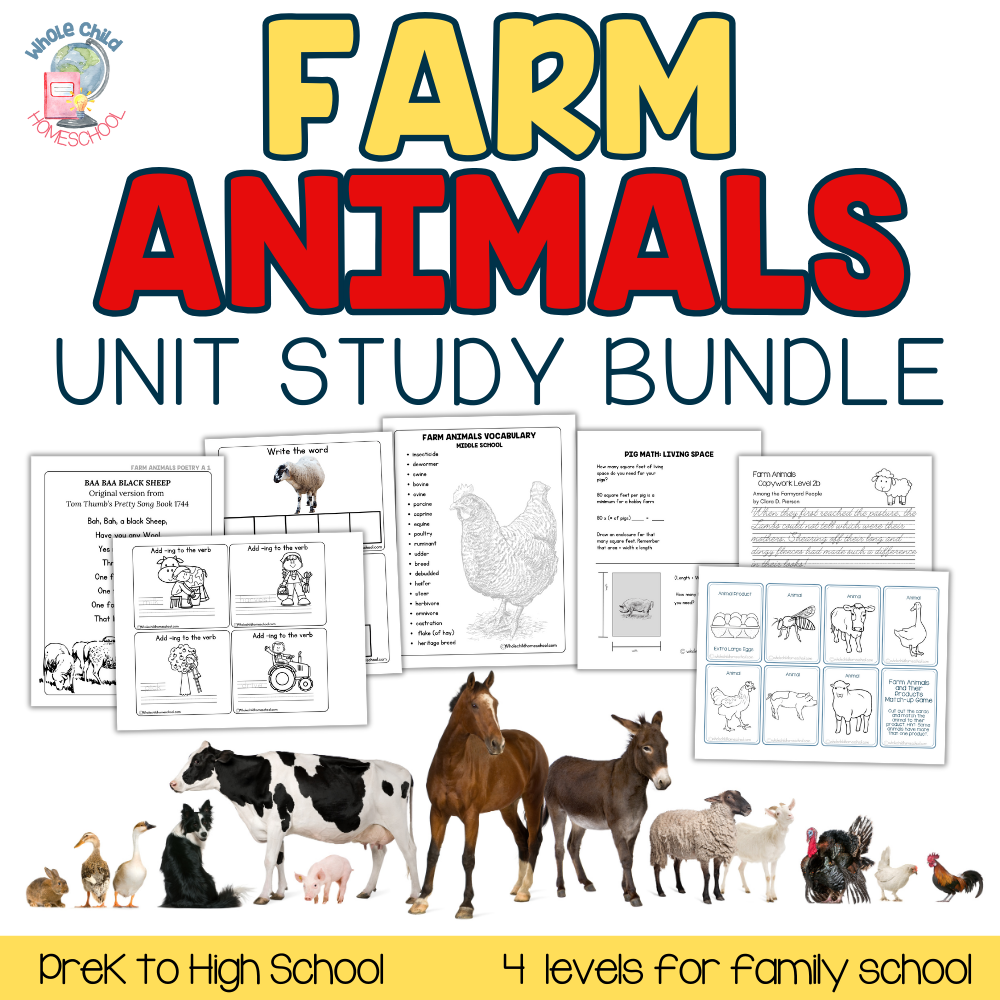 farm animals unit study