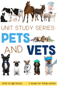 pets & vets unit study family homeschooling